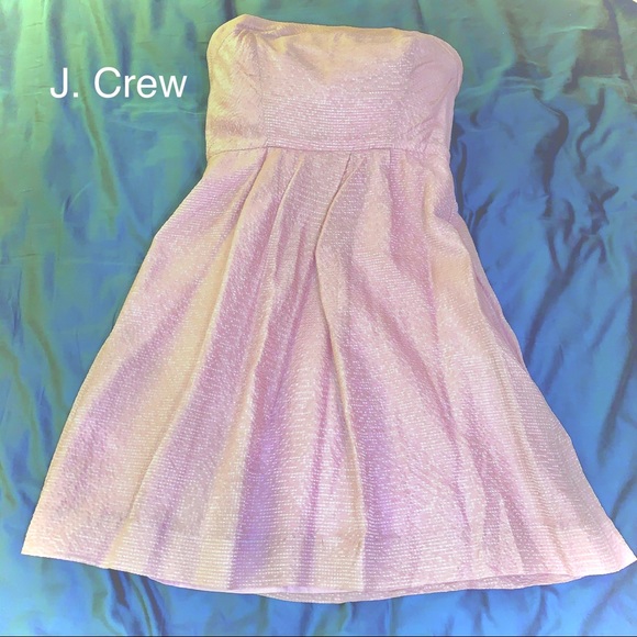 J. Crew Dresses & Skirts - J. Crew Lavender Strapless Mini Dress 4 Petite